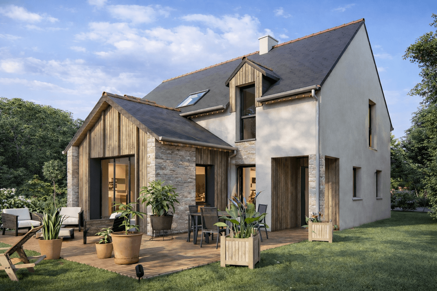 Maison+Terrain à Saint-Coulomb - Photo 1