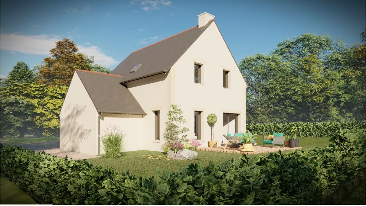Maison+Terrain à Saint-Coulomb - Photo Maison+Terrain à Saint-Coulomb - Photo 1