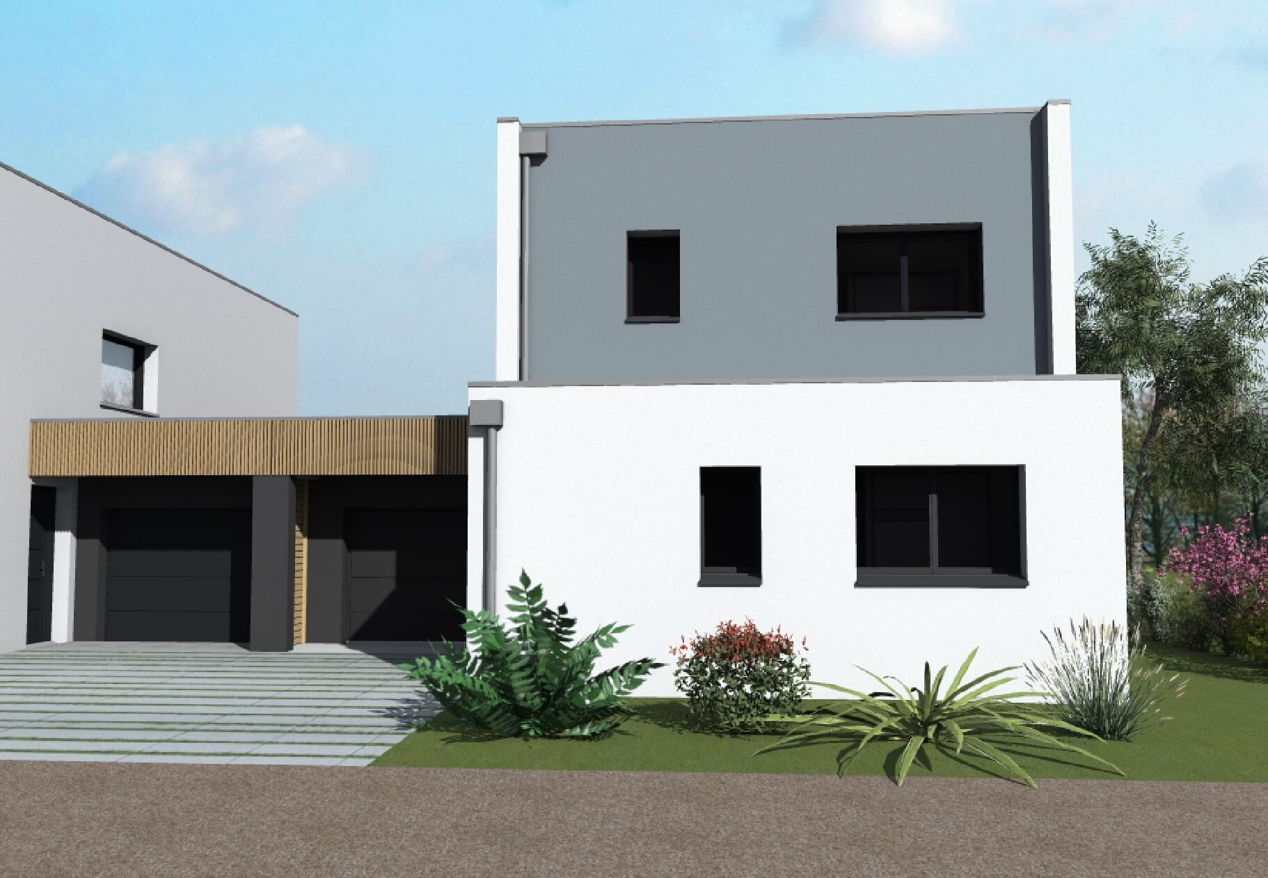 Maison+Terrain à Saint-Aubin-des-Landes - Photo Maison+Terrain à Saint-Aubin-des-Landes - Photo 1