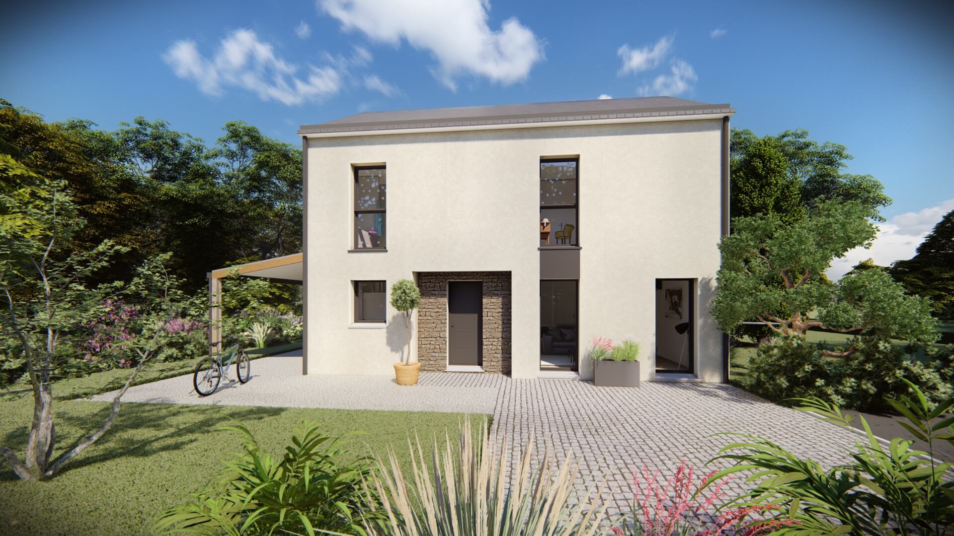 Maison+Terrain à Saint-Maugan - Photo 1