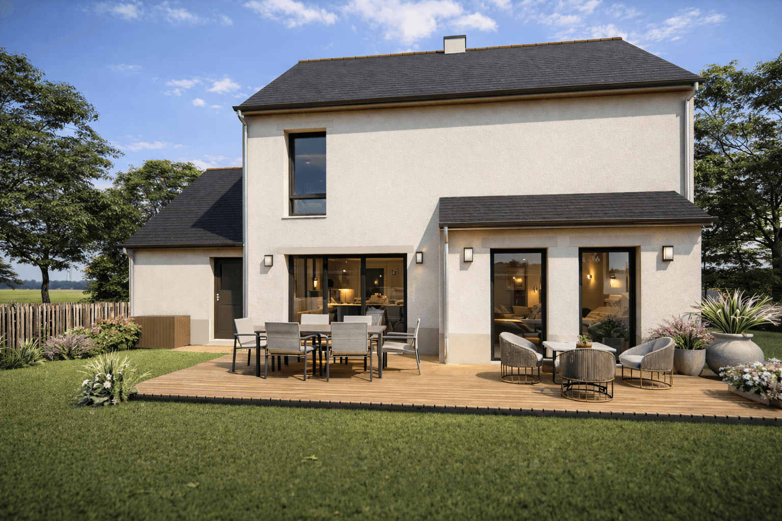 Maison+Terrain à La Chapelle-Chaussée - Photo 1