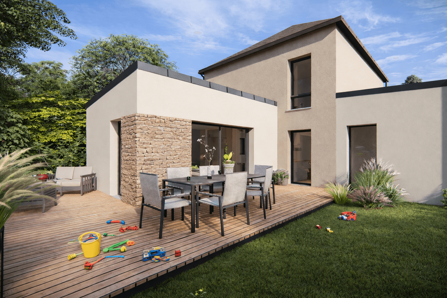 Maison+Terrain à La Chapelle-Chaussée - Photo 1