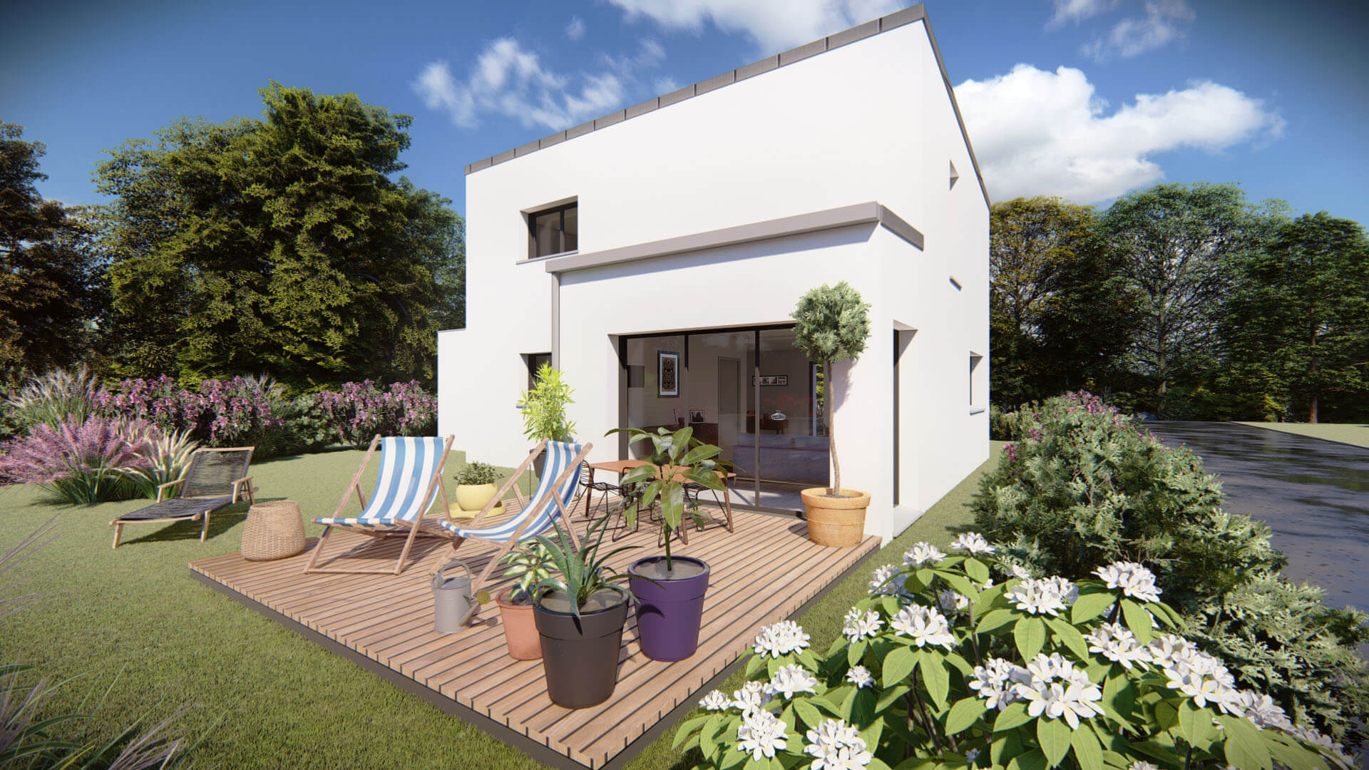 Maison+Terrain à Saint-Méen-le-Grand - Photo Maison+Terrain à Saint-Méen-le-Grand - Photo 1