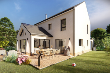 Construction maison à Saint-Broladre par Maisons Création
