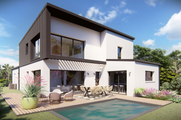 Construction maison à Bourgbarré par Maisons Création