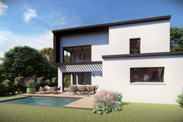Construction maison à Bourgbarré par Maisons Création