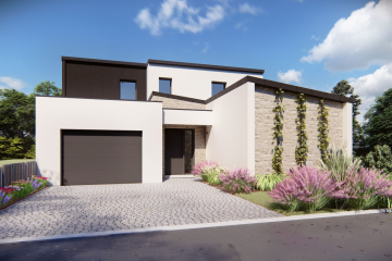 Construction maison à Bourgbarré par Maisons Création