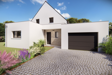 Construction maison à Pluduno par Maisons Création