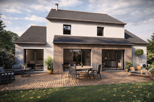 Maison+Terrain à Montauban-de-Bretagne - Photo