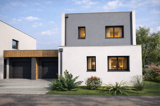 Maison+Terrain à Saint-Aubin-des-Landes - Photo