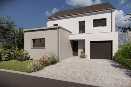 Maison+Terrain à Saint-Aubin-d'Aubigné - Photo