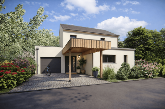 Maison+Terrain à Bourg-des-Comptes - Photo