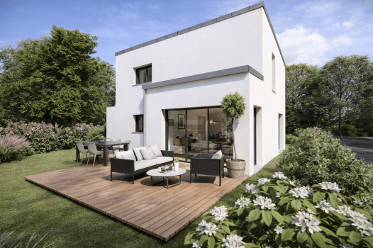 Maison+Terrain à Saint-Méen-le-Grand - Photo