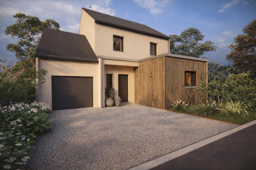 Maison+Terrain à Saint-Maugan - Photo