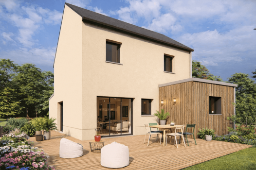 Maison+Terrain à Saint-Domineuc - Photo