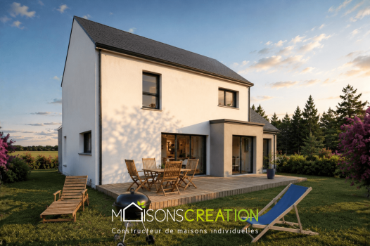 Maison+Terrain à Saint-Pierre-de-Plesguen - Photo